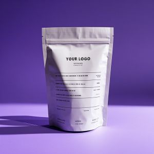 Eco-Friendly Compostable Food Bag - Biodegradable Kraft Paper Composite Pouch