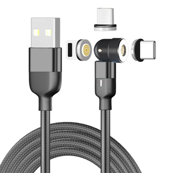 2M Fast Charging Magnetic USB C Cable