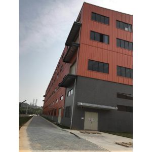 High Rise Light Steel Structure Storage Building With Mezzanine Floor And Office