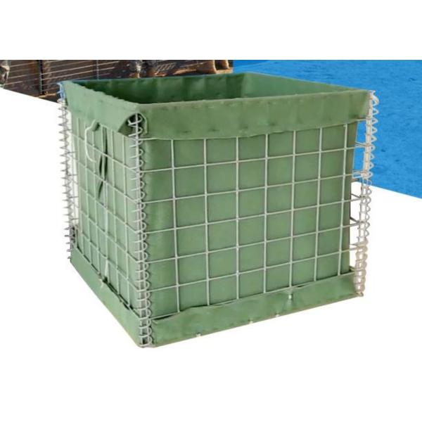 Modular Design HESCO Flood Barrier Wall , Welded Mesh Gabions UV Resistant
