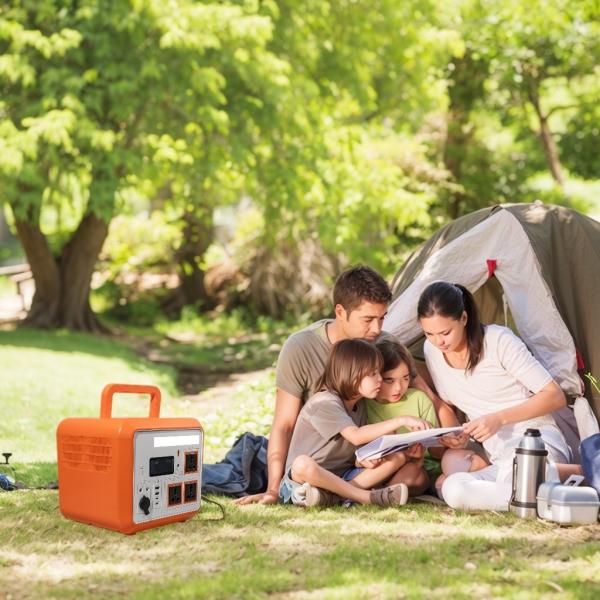 1152WH Ultra Large Capacity DC12V AC 110V ROHS Approved Portable Power Station With Solar Panel For UPS Power Supply