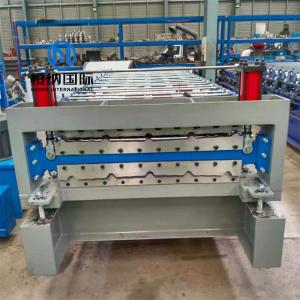 Wholesale Color steel IBR corrugated sheet double layer roll forming machine double deck making machine from china suppliers