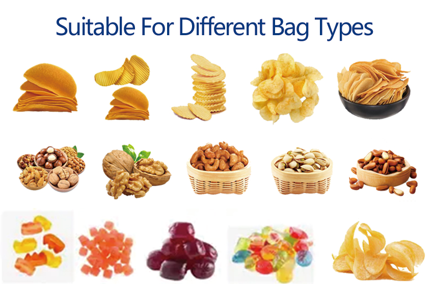 Automatic Rotary Packing Machine Weighing Machine with PLC Control and Stainless Steel Construction for 40-70bags/min Premade Bag Packaging