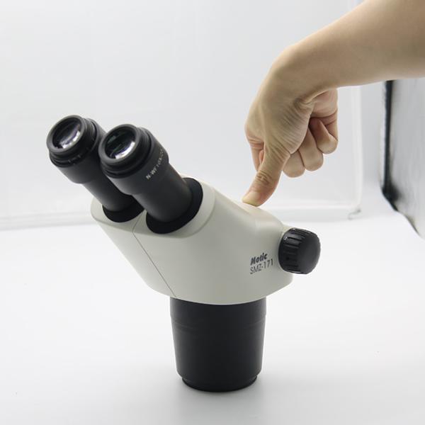 10W Lighting Mode Optical Swing Arm Gemstone Microscope Self Locking