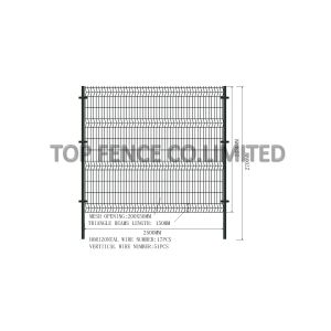 3D wire mesh fence panels