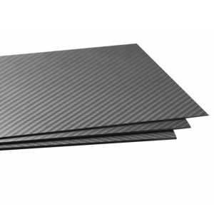3K Twill Matte Finish Laminate 100% Carbon Fiber Plates Sheet 300mm X 200 X 1