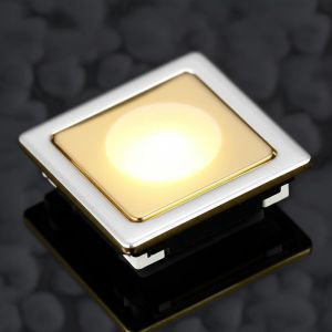 China Gold Plated Stainless Steel Metal Dome PET Membrane Switch with LED Backlight and 20mA Led Current on sale