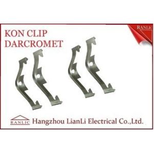 Electro Galvanized EMT Conduit Fittings NO 65 Manganese Steel Caddy Clip Kon
