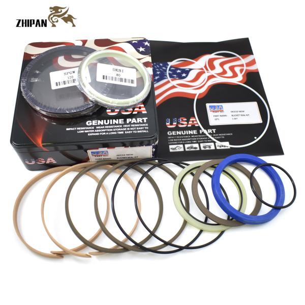 Premium SK210 Excavator Hydraulic Cylinder Bucket Seal Kit Aftermarket Repair