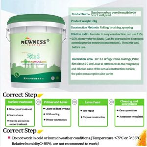 Building Coating Interior Latex Paint with Enviromental Friendly Acrylic