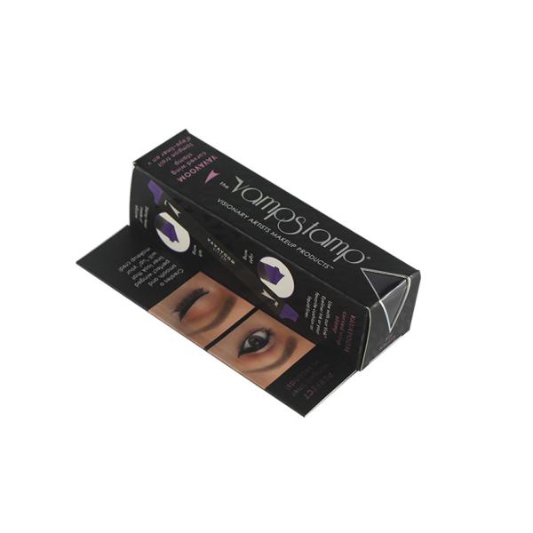 Quality Custom Size Glossy Lamination Makeup Samples Box for sale