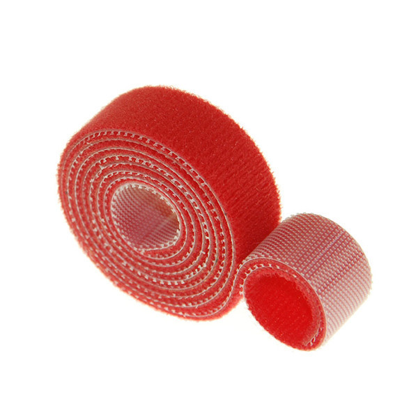 Quality Red Back To Back  , Fasten Loop And Hook Tape 25MM for sale