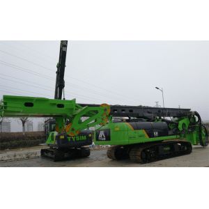 Tysim Kr220c 220 KN.M Hydraulic Piling Rig Machine For 2m Dia 68m Borehole