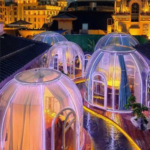 Weather Proof Polycarbonate Dome Tent Wind Resistance Weather Bubble Tent