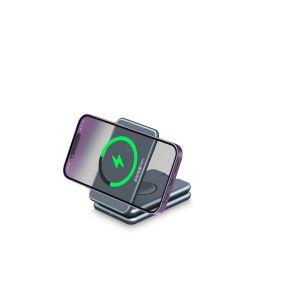 Aluminum Alloy Foldable Wireless Charging 5V 2A Qi Wireless Charger For Iphone