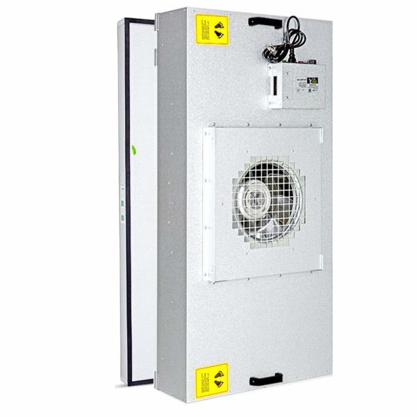Quality Aluminum Alloy Fan Filter Unit FFU with H13/H14 HEPA Filter Ideal Air Flow Range 500-2000 M³/h for sale