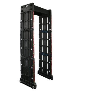 Portable Walk Through Metal Detector Checking Security Archway