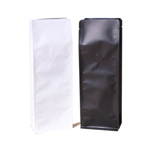 Multi Color Printed Moisture and Oxygen Barrier Square Bottom Coffee Pouches