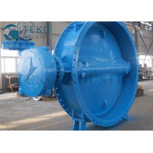 Buy cheap Soft Seated Two Flanged End Eccentric Butterfly Valve For Clear Water from wholesalers