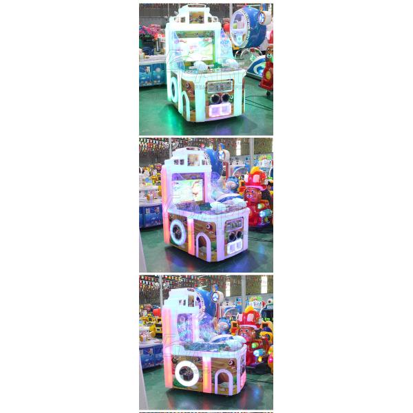 Luxury Light Design Attractive Kids Shooting Water Games / Redemption Arcade Machines