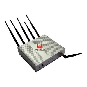 40 M VHF UHF Portable Cell Phone Signal Jammer For Cars , Cell Signal Disruptor