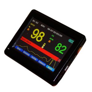 Home Table Fingertip Pulse Oximeter with Alarm 320 * 240 Resolution