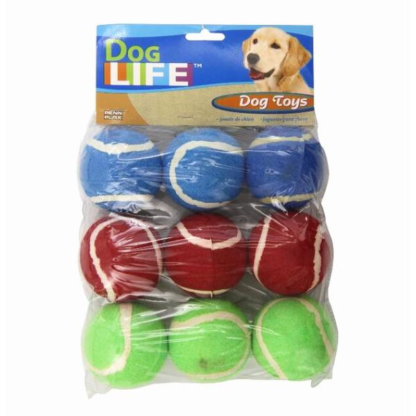 9-Pack Dog Tennis Ball