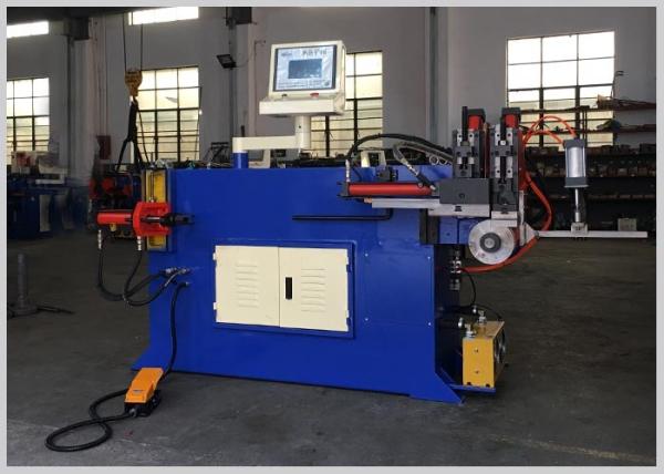 Custom Automatic Pipe Bending Machine Touch Screen Control Low Power Constructio