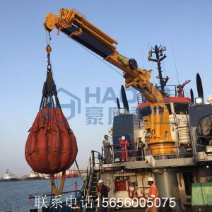 China HAOYO Foldable Marine Crane Made in china Marine Ship Crane Deck Crane on sale