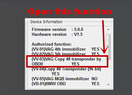 Key Chip VVDI Key Programmer For VAG Copy 48 Transponder OBDII Function