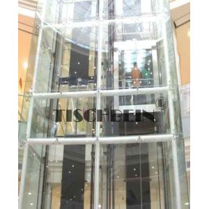 Buy cheap 1250kg 1350kg 1600kg 1.5m/s Residential Panoramic Elevator Steel Structure Shaft from wholesalers