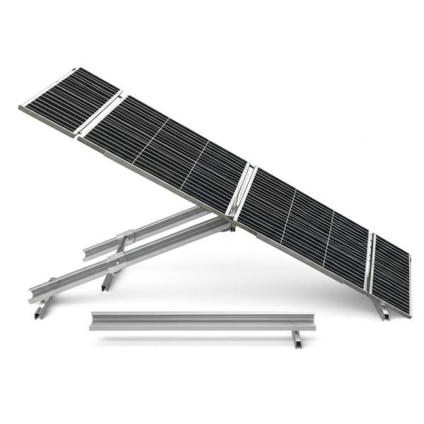 Efficiently Designed Solar Array Ground Mounting Kits for 0° To 15° Roof