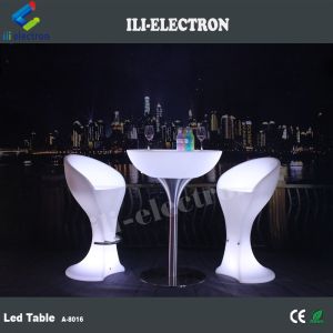 Glowing nightclub furniture illuminated led bar table