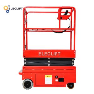 220V 50HZ Small Indoor Mini Scissor Lift 2M/S Lifting Speed