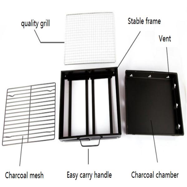 Outdoor/indoor Portable Foldable Tabletop Camping charcoal Barbecue Grill