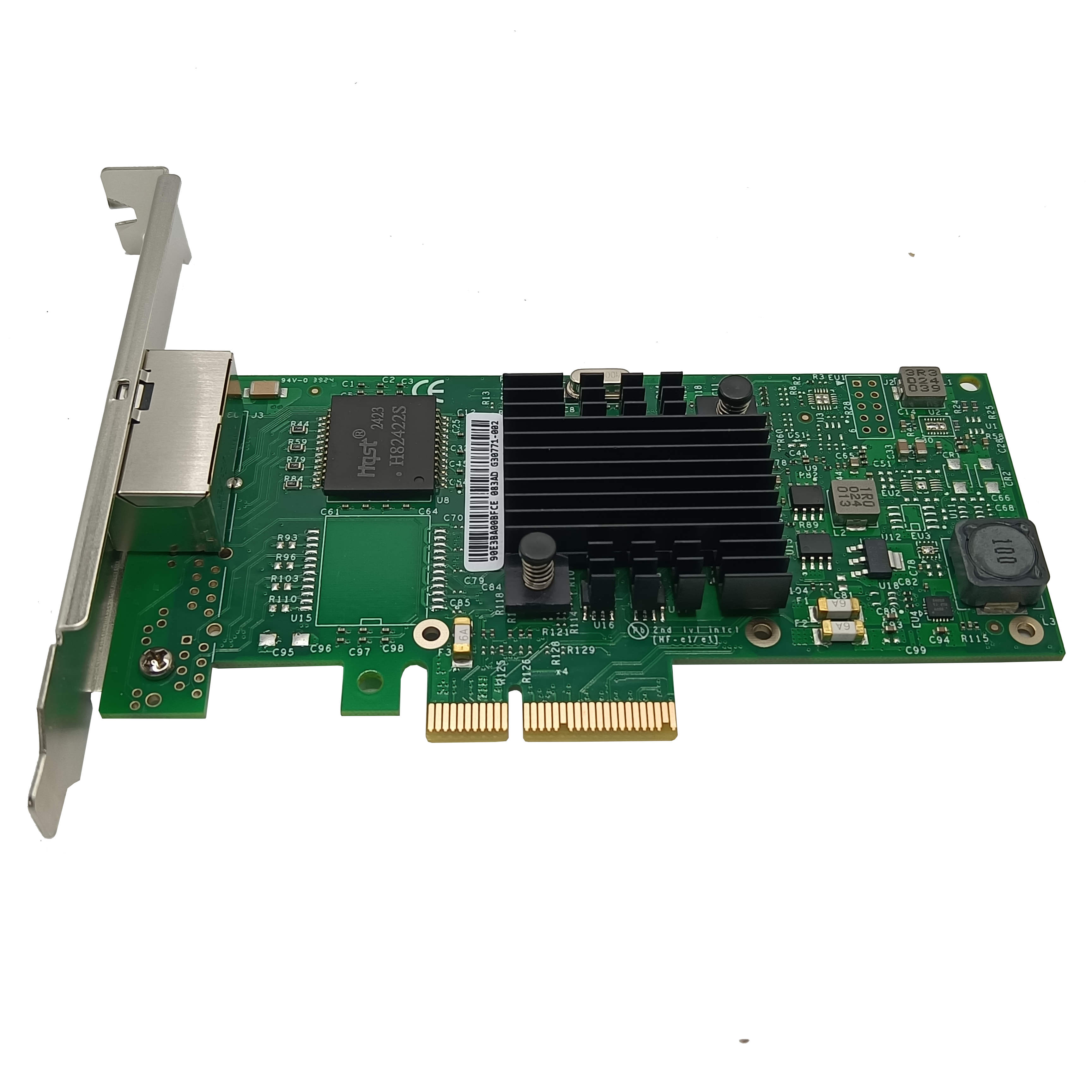 HZ11860T2 Dual Port PCIe Network Card With PCIe 2.0 X4 Interface And RJ45