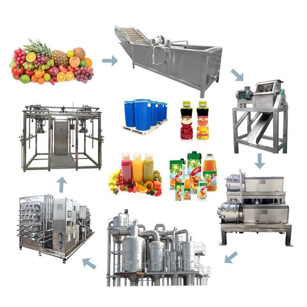 Vegetable juice production line equipment Automated complete processing