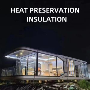 Prefab modular container house Space Capsule house 40ft