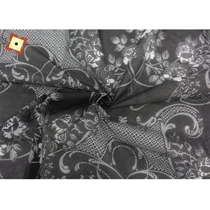 150GSM Polyester Pongee Fabric Tie Dyed Printed Matt Warp Knitted Customized