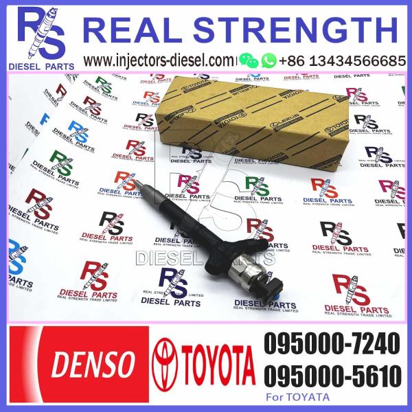 Common rail diesel injector 23670-0R120 095000-7240 095000-7241 095000-7242 095000-7243 for Toyota Avensis / Verso 2.2 d