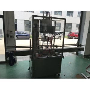 Big Diameter Caps Capping Machine With Cap Feeder