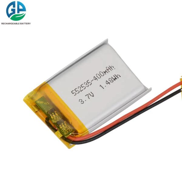 Kc Lipo Lithium Polymer Battery Pack 552535 25c 3.7v 400mah With Pcm