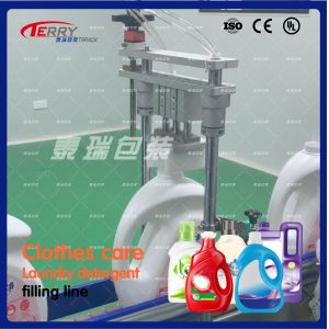 Dish Wash Liquid Detergent Filling Machine 3000 Bottles / Hour