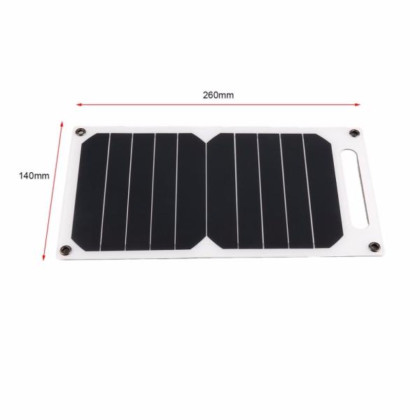 A Grade Sunpower Thin Flexible Solar Panels 5V 5W For Outdoor Traving / Camping