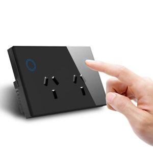 Smart WiFi SAA Certificate Double Wall Socket Wireless Power Point Us Standard