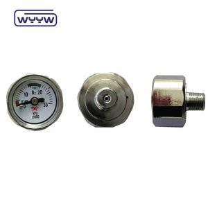 small 25mm G1/8" 1 inch hexagon customized special pressure gauge
