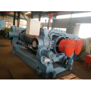 12mm Nip 21.8m/Min Open Mill Rubber Mixing Two Roll Rubber Mixer Machine