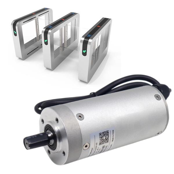 Quality 24V DC Servo Motor 100W 2400 Line Encoder Output Torque 9.4nm For Swing Barrier Gate for sale