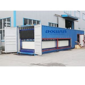 Bitzer Compressor Industrial Ice Making Machine for Easy and Containerized Ice