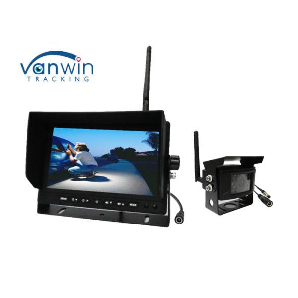 Quality Wireless HD TFT Car Monitor , 24V Wireless Reversing camera Kit for Truck for sale